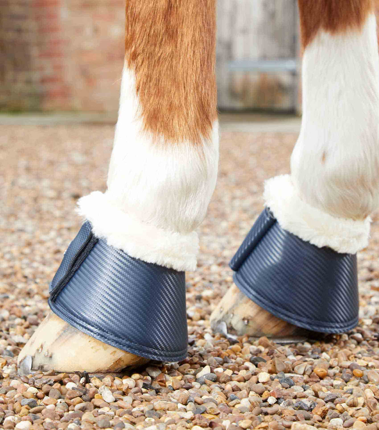 Premier Equine Carbon Tech Techno Wool Over Reach Boots Navy