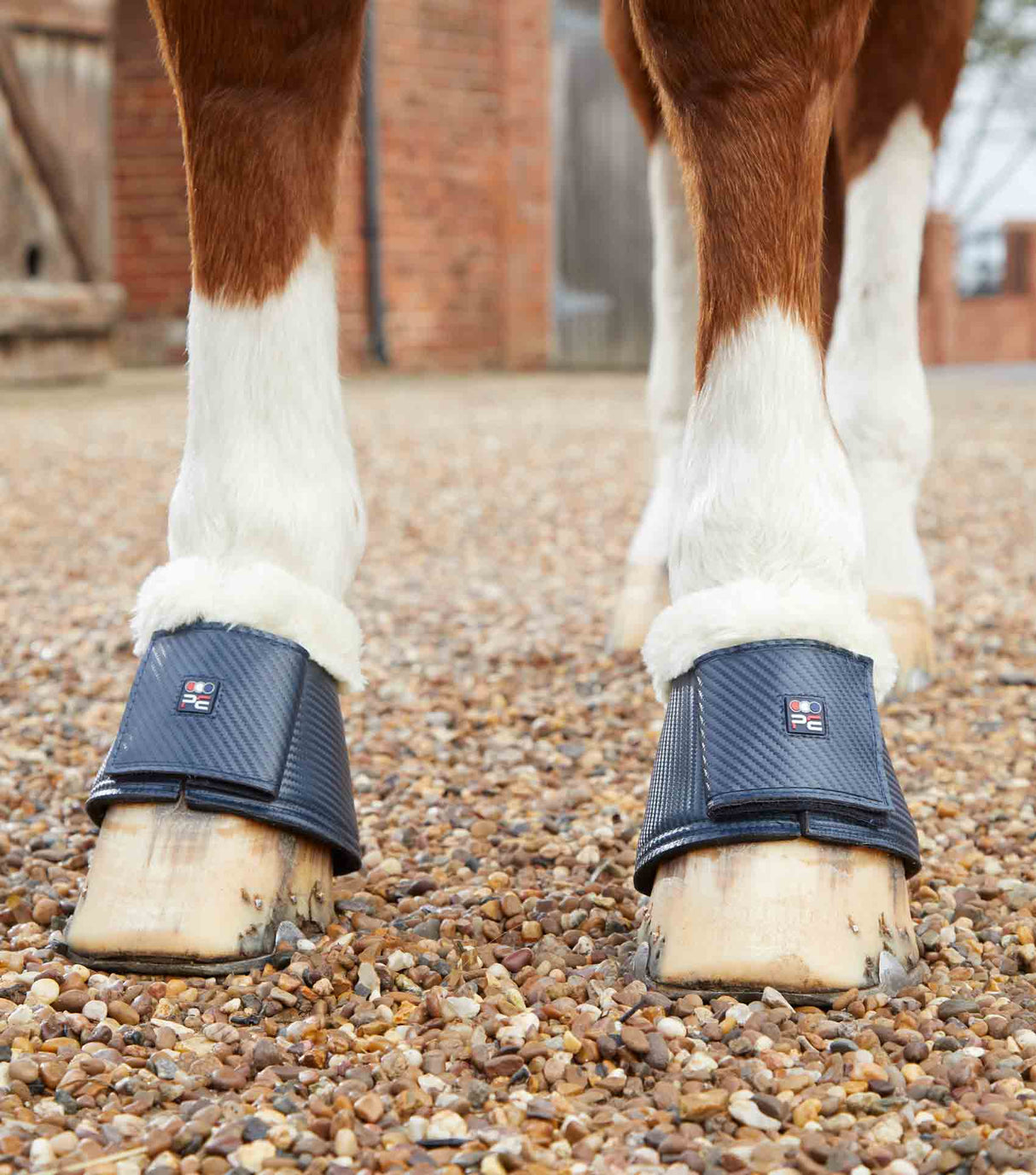 Premier Equine Carbon Tech Techno Wool Over Reach Boots Navy
