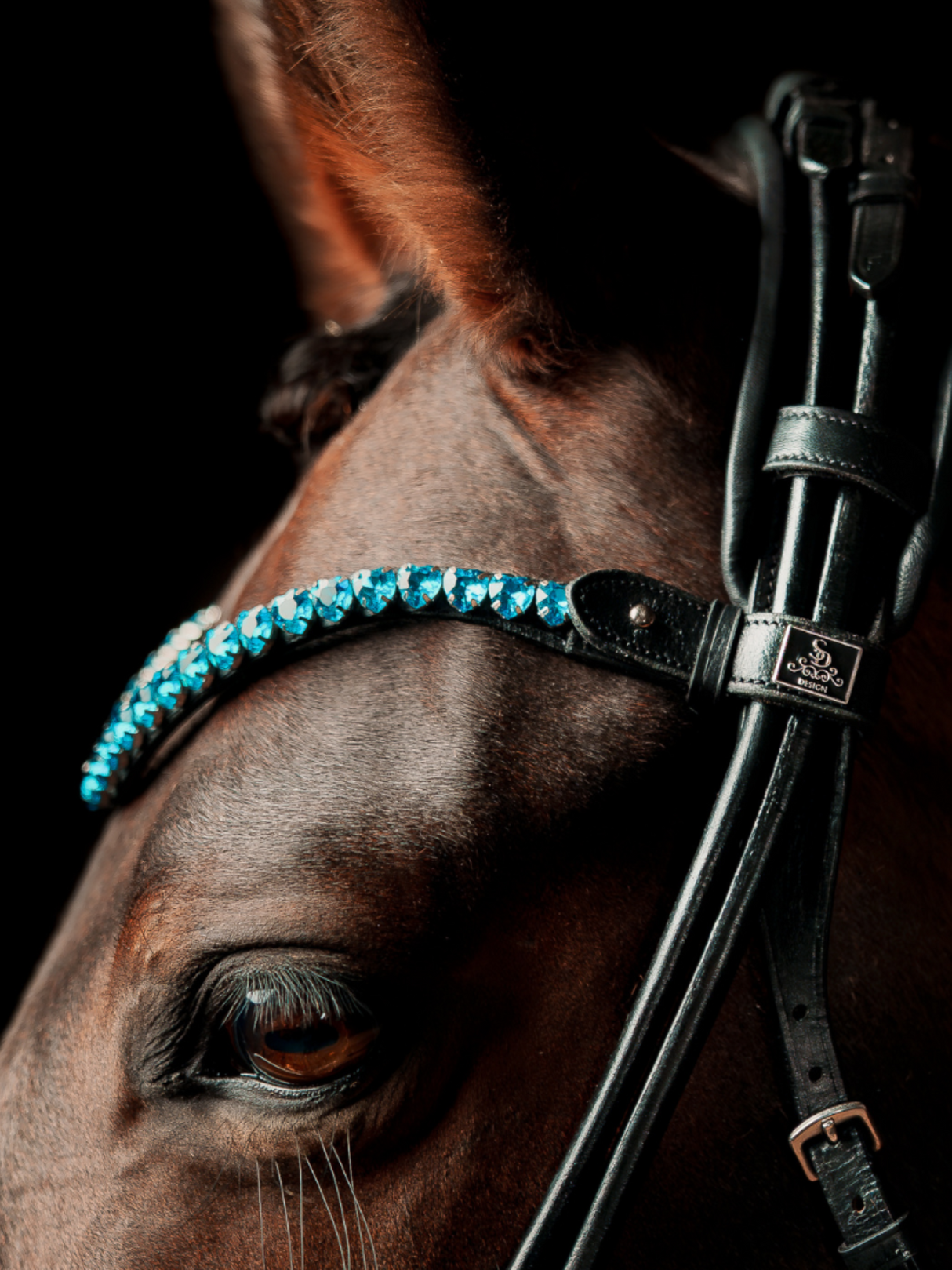 SD Design Je Táime Heart Browband Blue