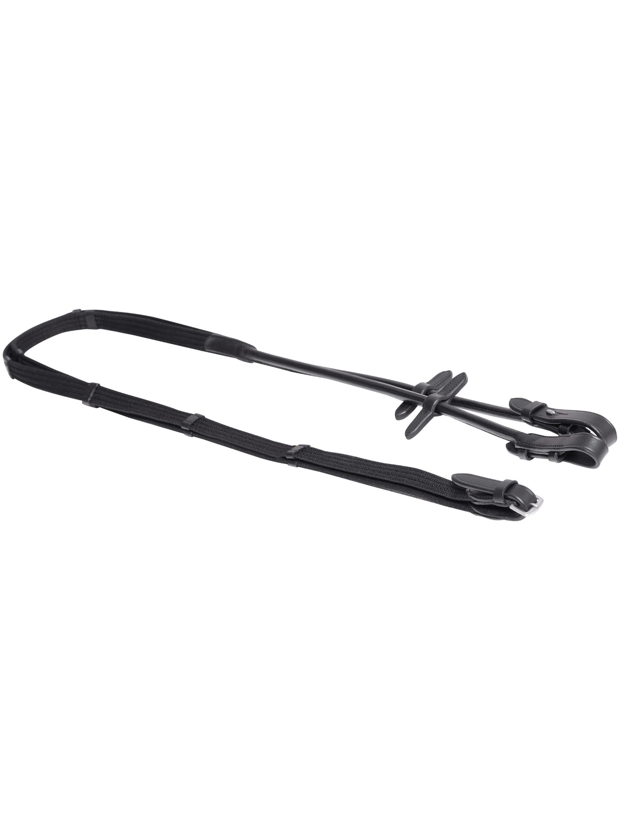 SD Design Rolled Web Reins Black