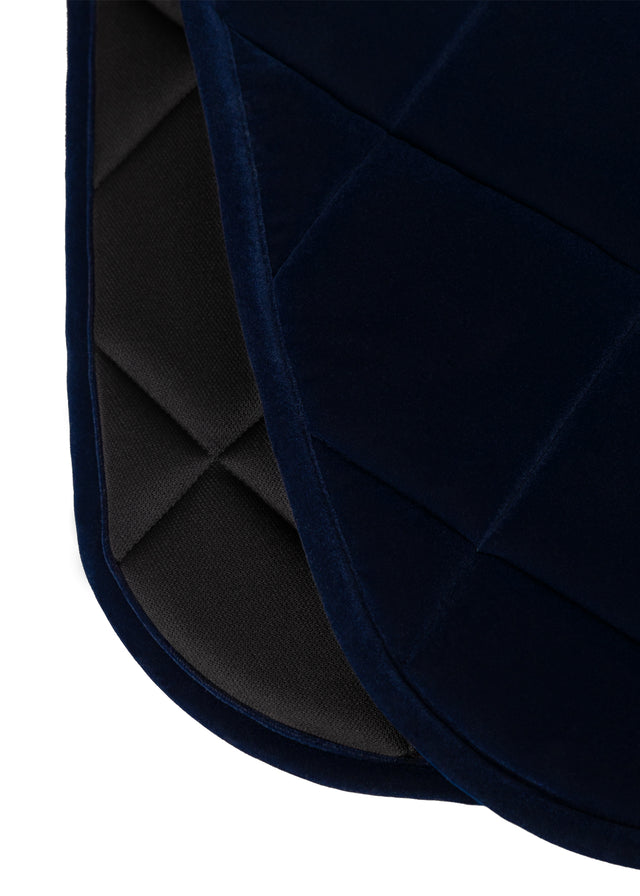 Maximilian Velvet Dressage Saddle Pad Sapphire