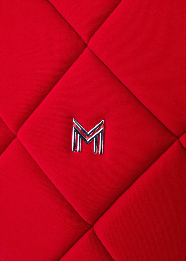 Maximilian Velvet Dressage Saddle Pad Crimson