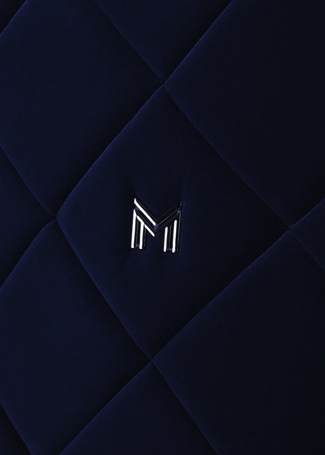 Maximilian Velvet Dressage Saddle Pad Sapphire