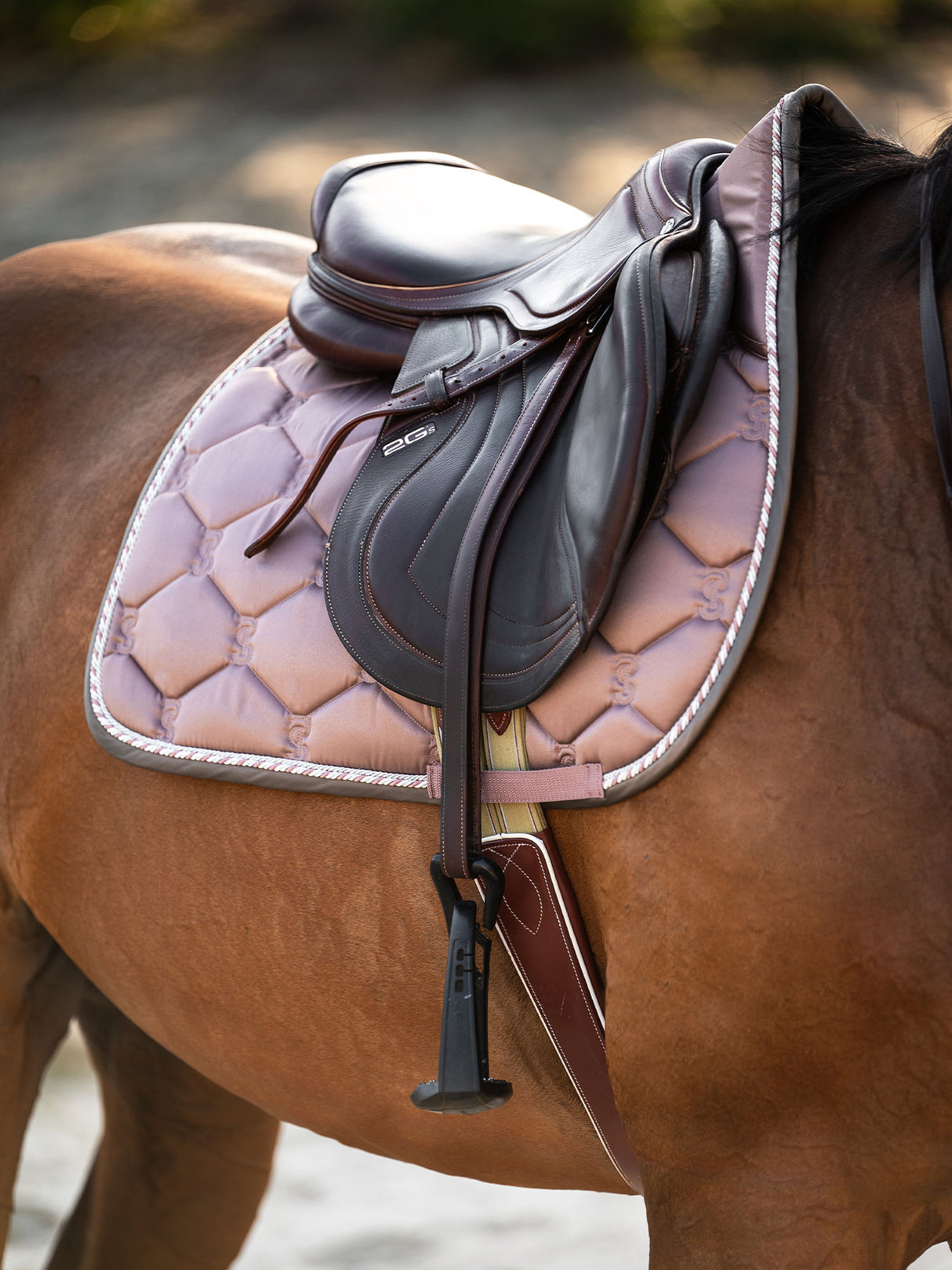PS of Sweden Signature Jump Saddle Pad Dusty Mauve