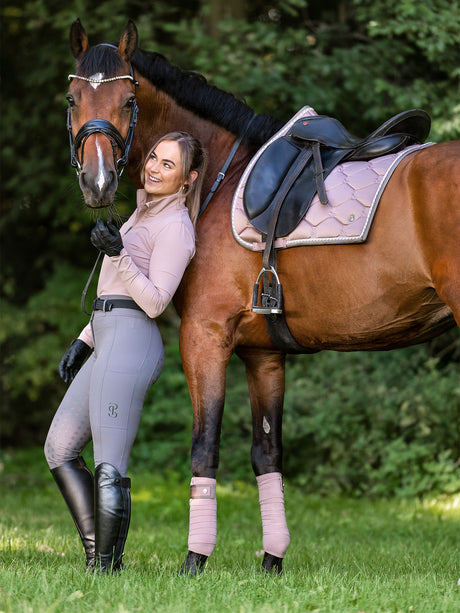 PS of Sweden Signature Dressage Saddle Pad Dusty Mauve