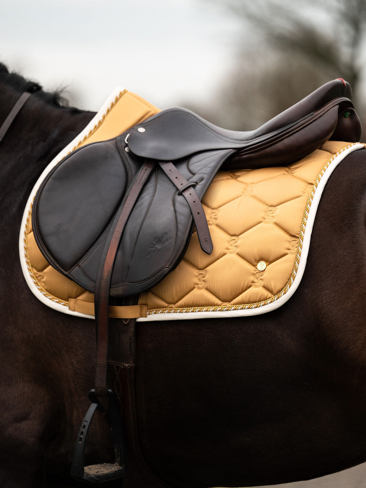 PS of Sweden Signature Jump Saddle Pad Golden