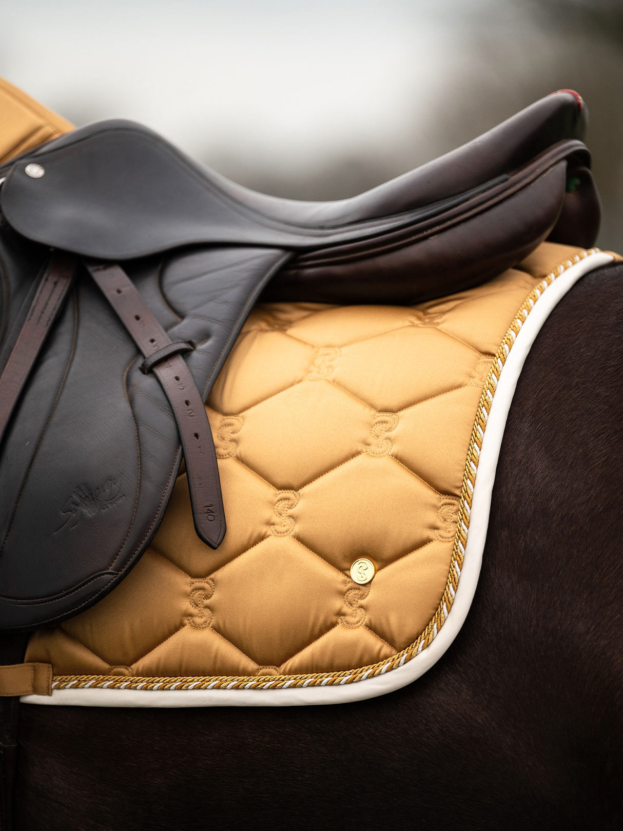 PS of Sweden Signature Jump Saddle Pad Golden