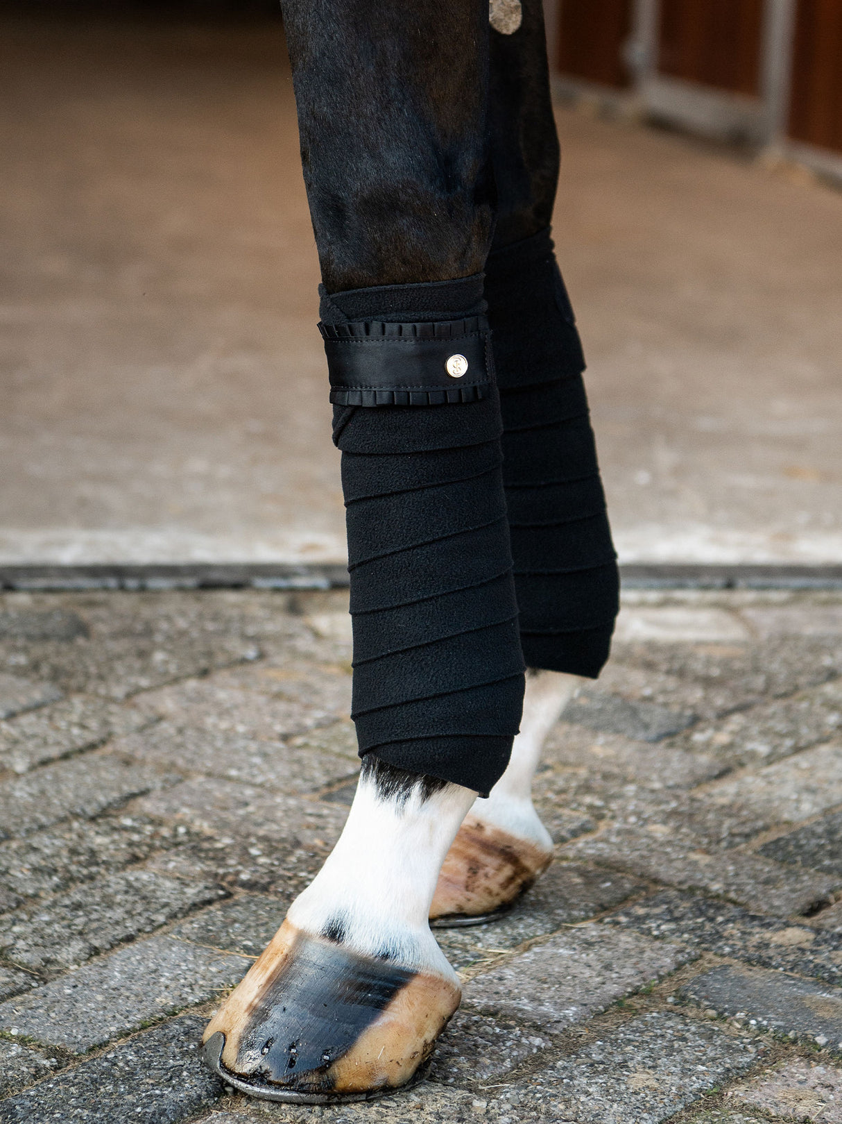 PS of Sweden Ruffle Bandages Black