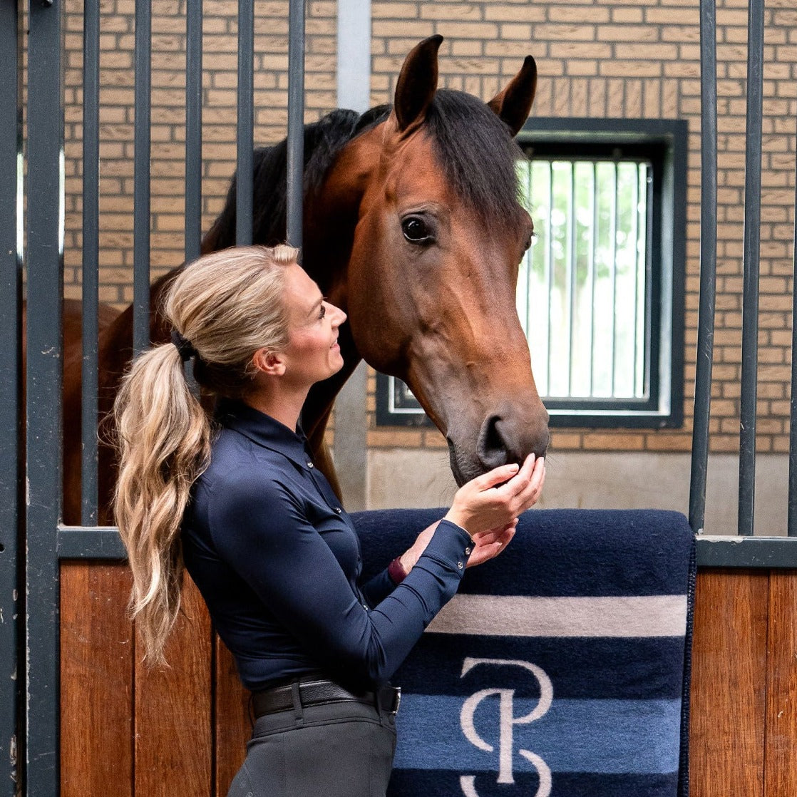 PS of Sweden Estelle Long Sleeve Shirt Navy