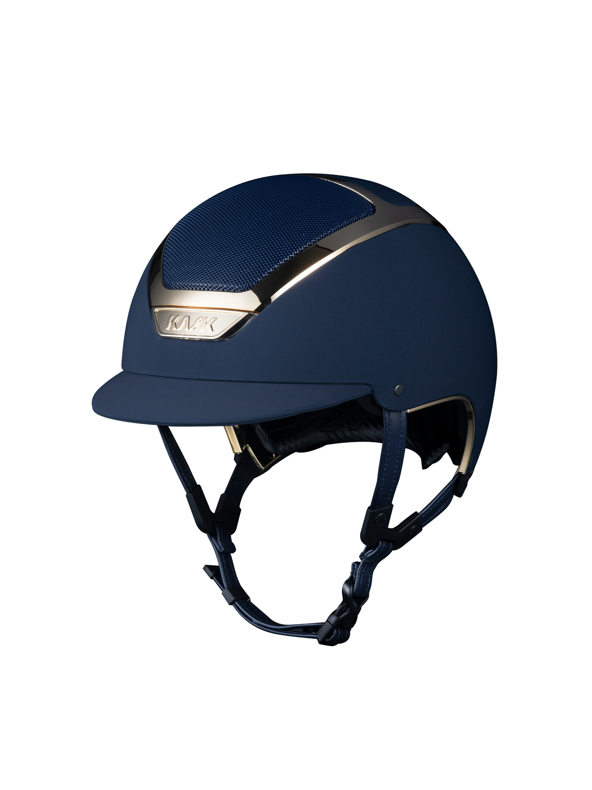 KASK Dogma Chrome Helmet Navy/Gold