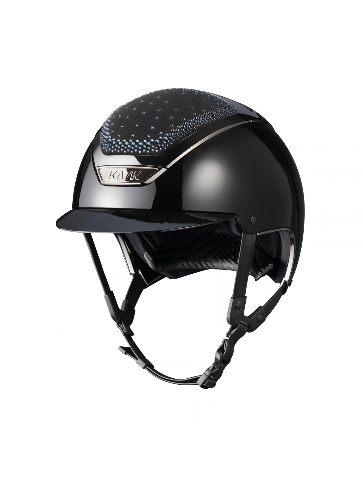 KASK Dogma Pure Shine In-Out Helmet Black/Blue Montana