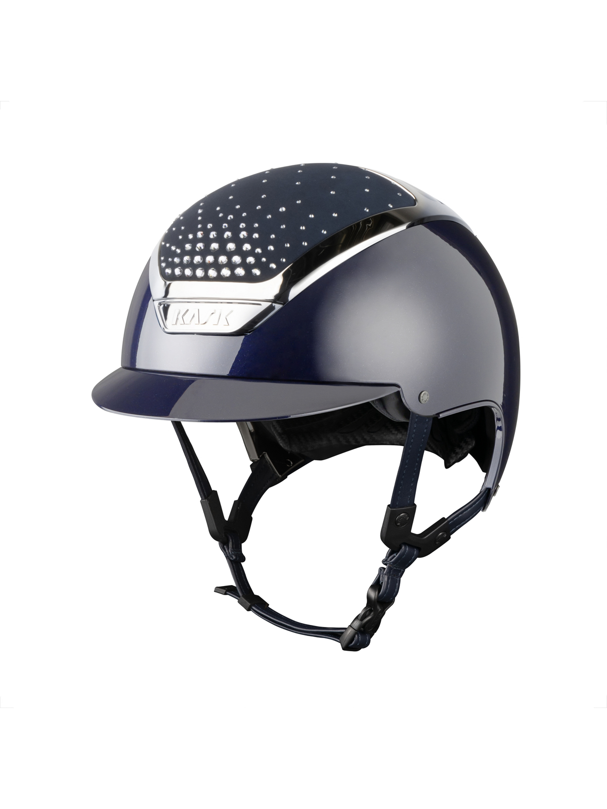 KASK Dogma Shine Passage Helmet Atlantic Blue/Silver/Crystal Shade
