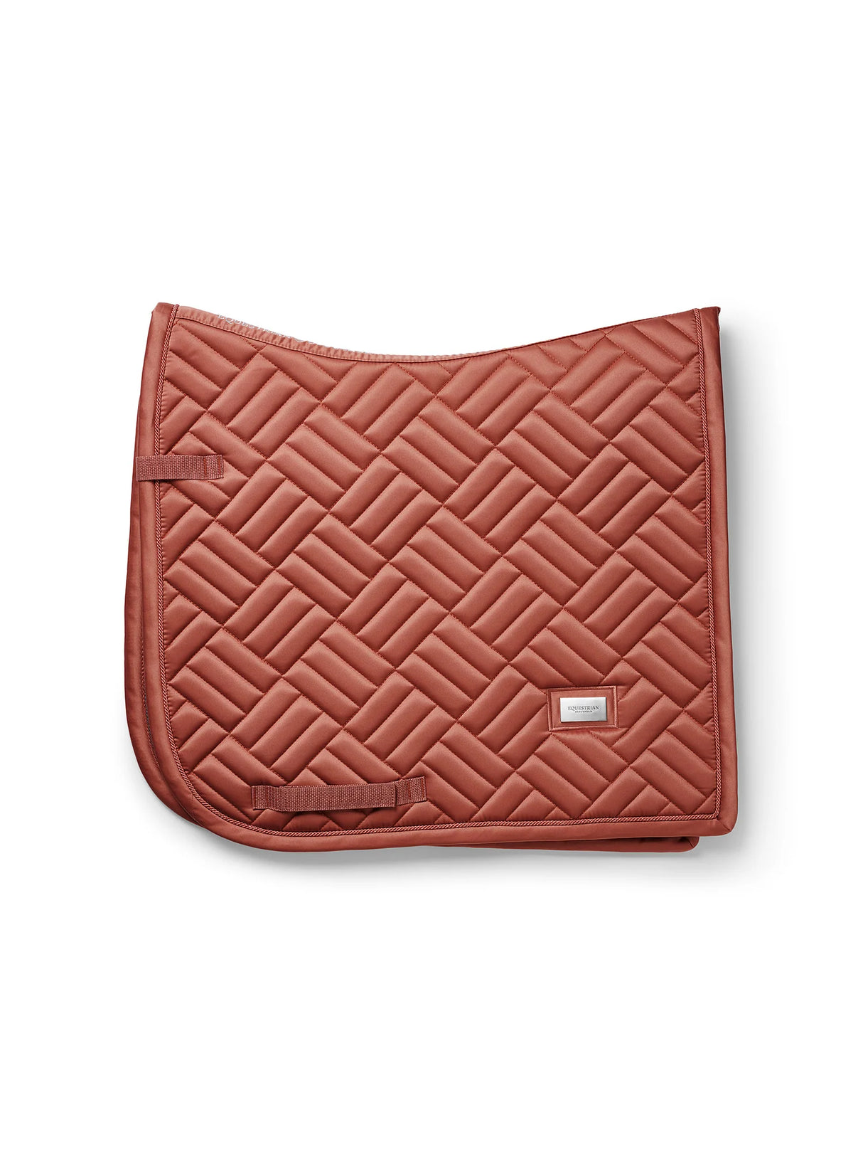 Equestrian Stockholm Dressage Saddle Pad Modern Coral