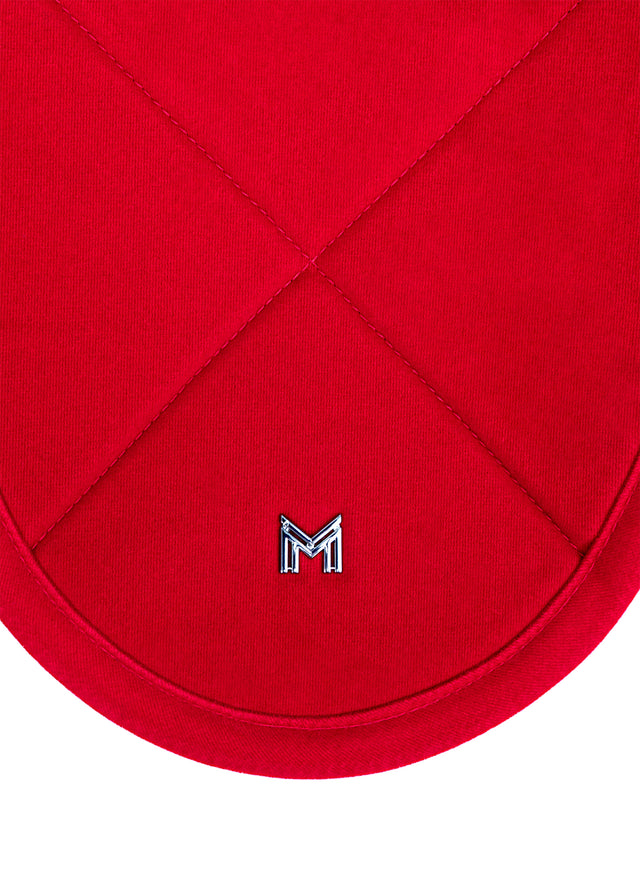 Maximilian Velvet Ear Bonnet Crimson