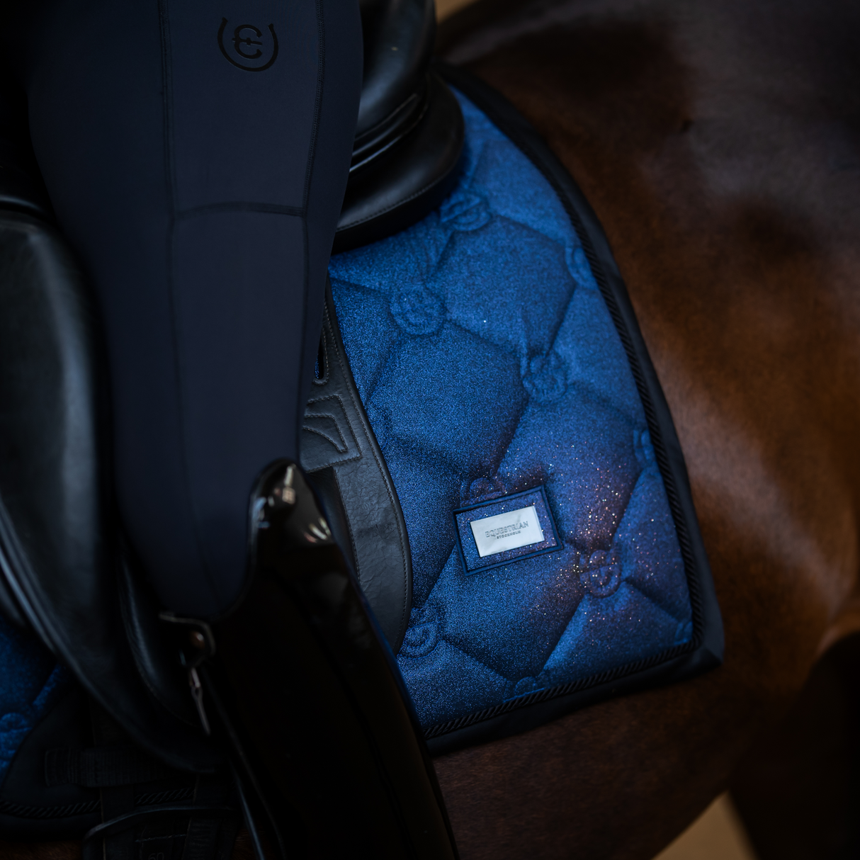Equestrian Stockholm Dressage Saddle Pad Polar Night Glimmer
