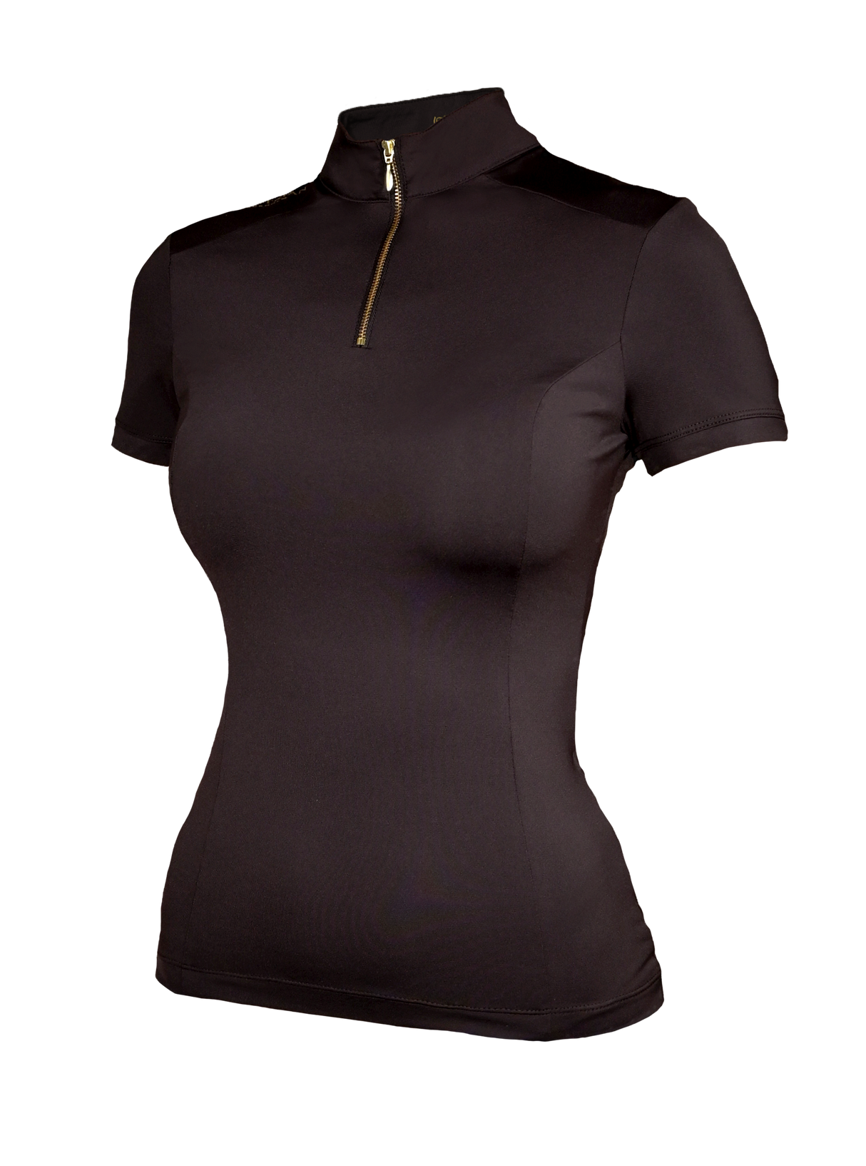 Equestrian Stockholm UV Protection Short-Sleeve Base Layer Golden Brown