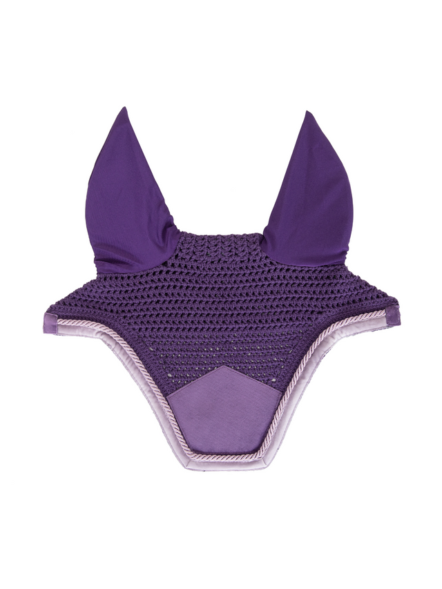 Kentucky Velvet Contrast Ear Bonnet Royal Purple