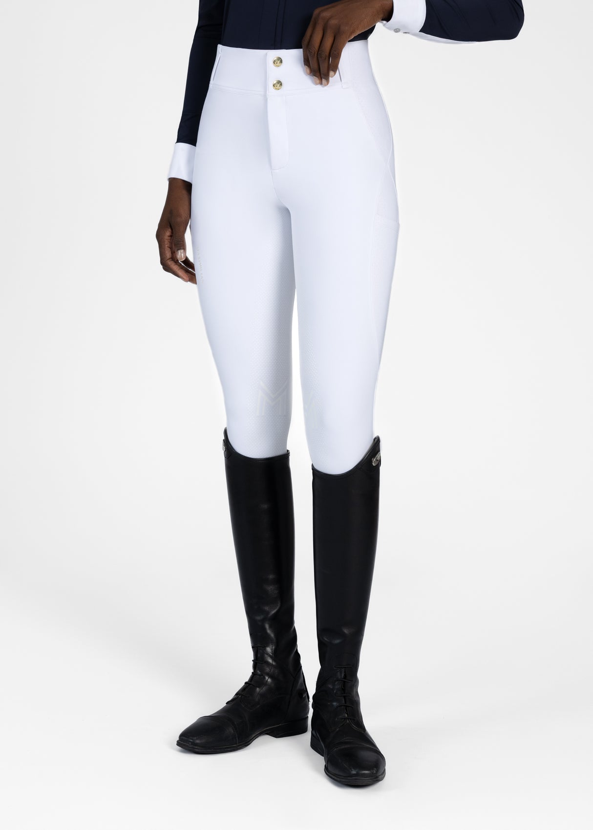 Maximilian Aero Breeches White/Gold