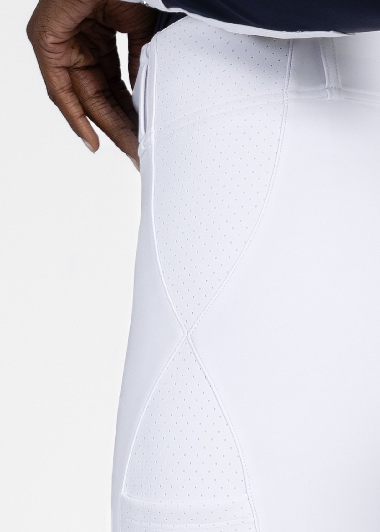 Maximilian Aero Breeches White/Silver