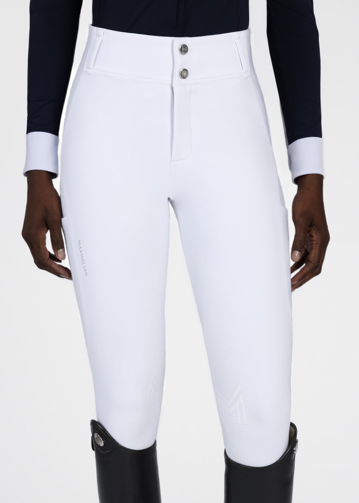 Maximilian Aero Breeches White/Silver