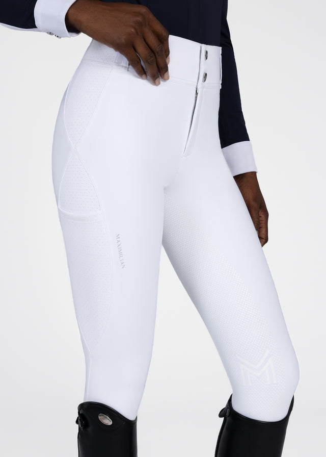 Maximilian Aero Breeches White/Silver