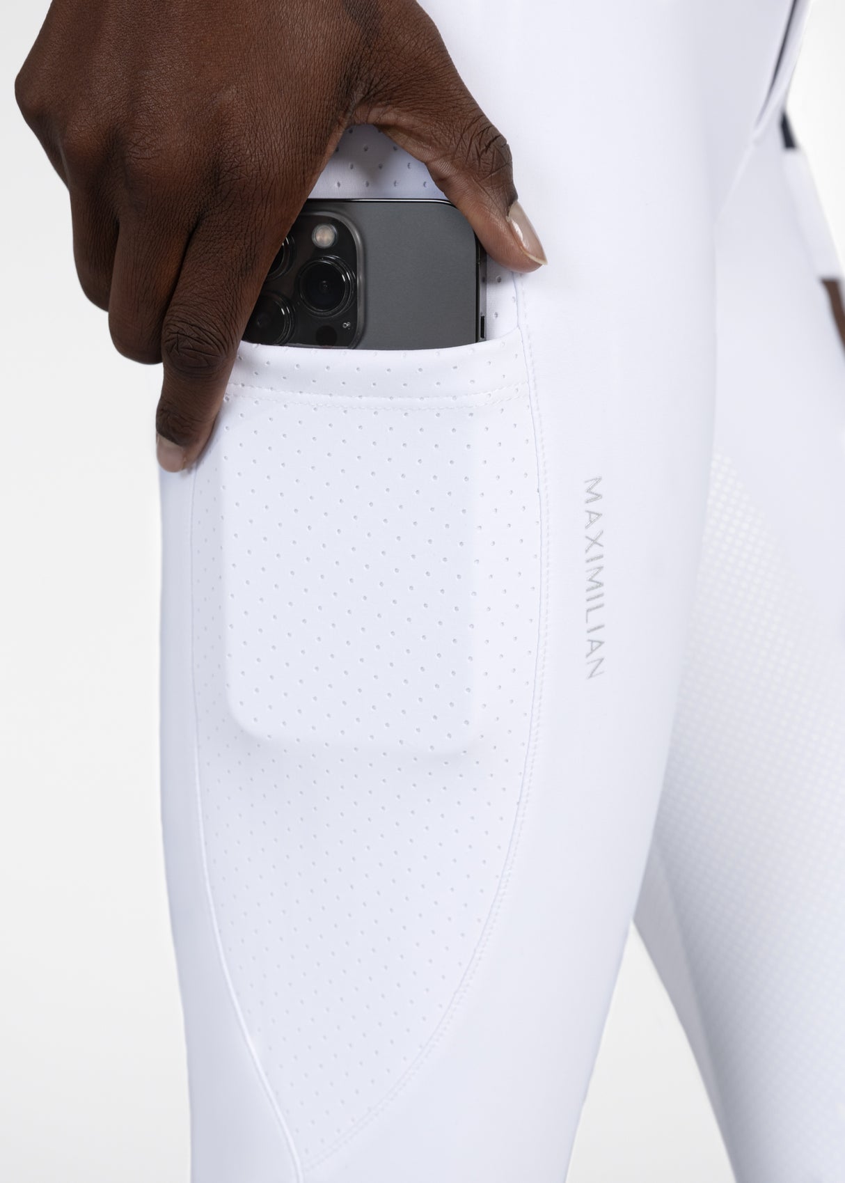 Maximilian Aero Breeches White/Silver