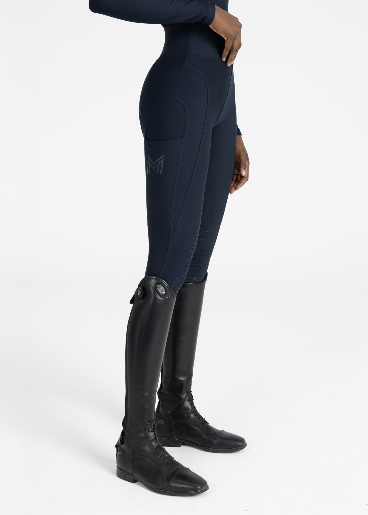 Maximilian Outline Riding Leggings Atlantic