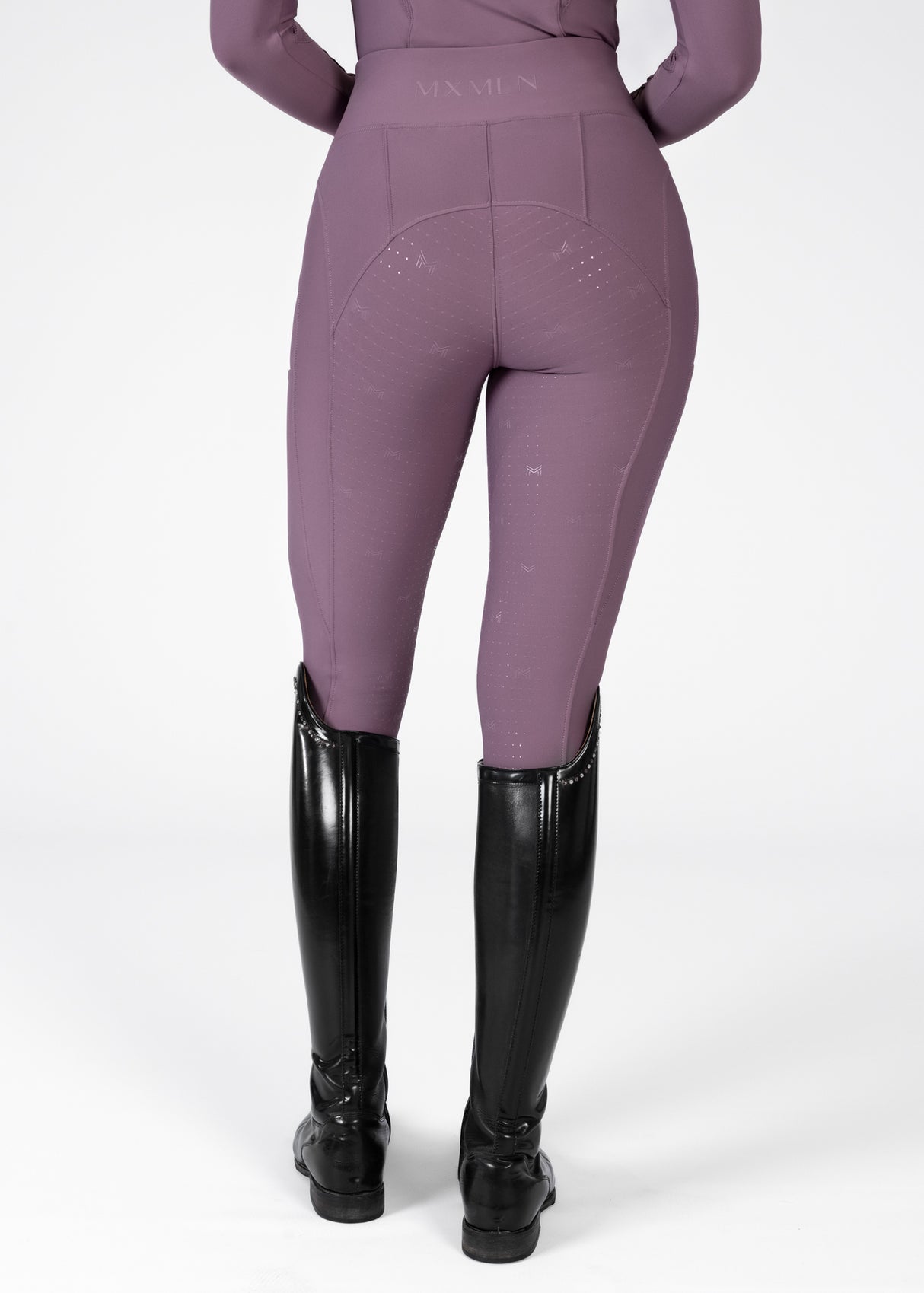Maximilian Outline Riding Leggings Plum