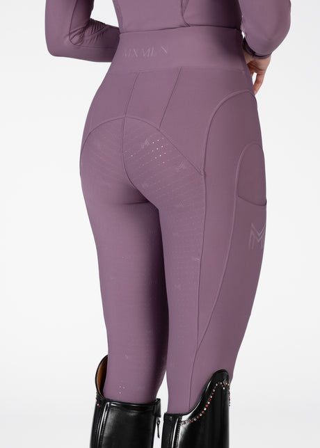 Maximilian Outline Riding Leggings Plum