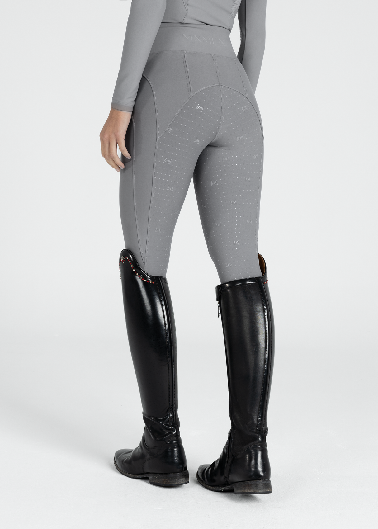 Maximilian Outline Riding Leggings Titanium