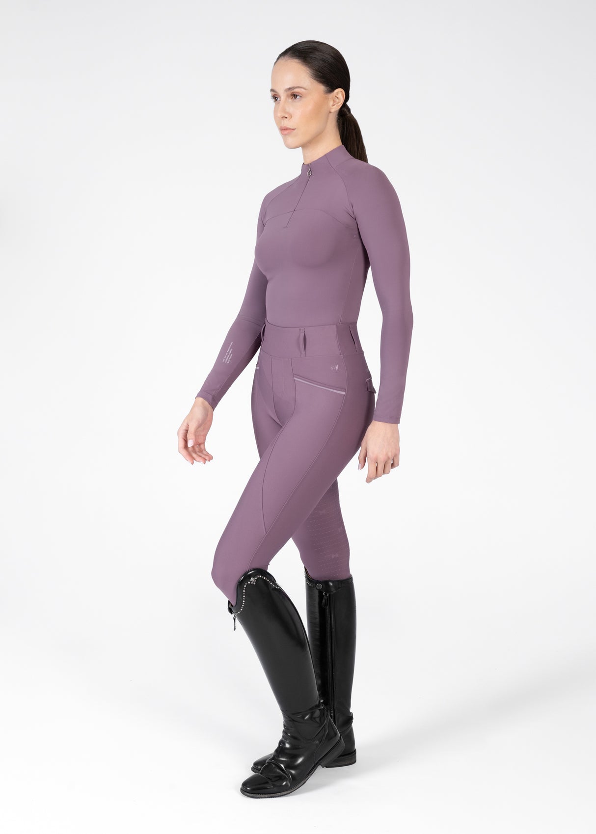 Maximilian Pro Riding Leggings Plum