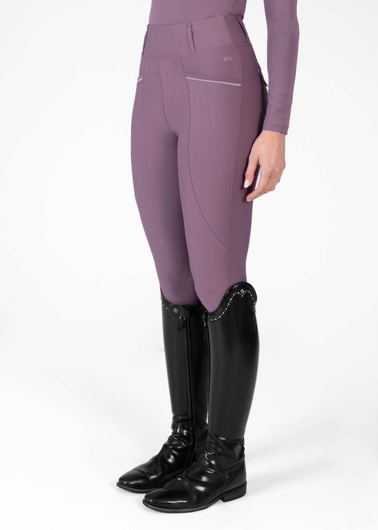 Maximilian Pro Riding Leggings Plum