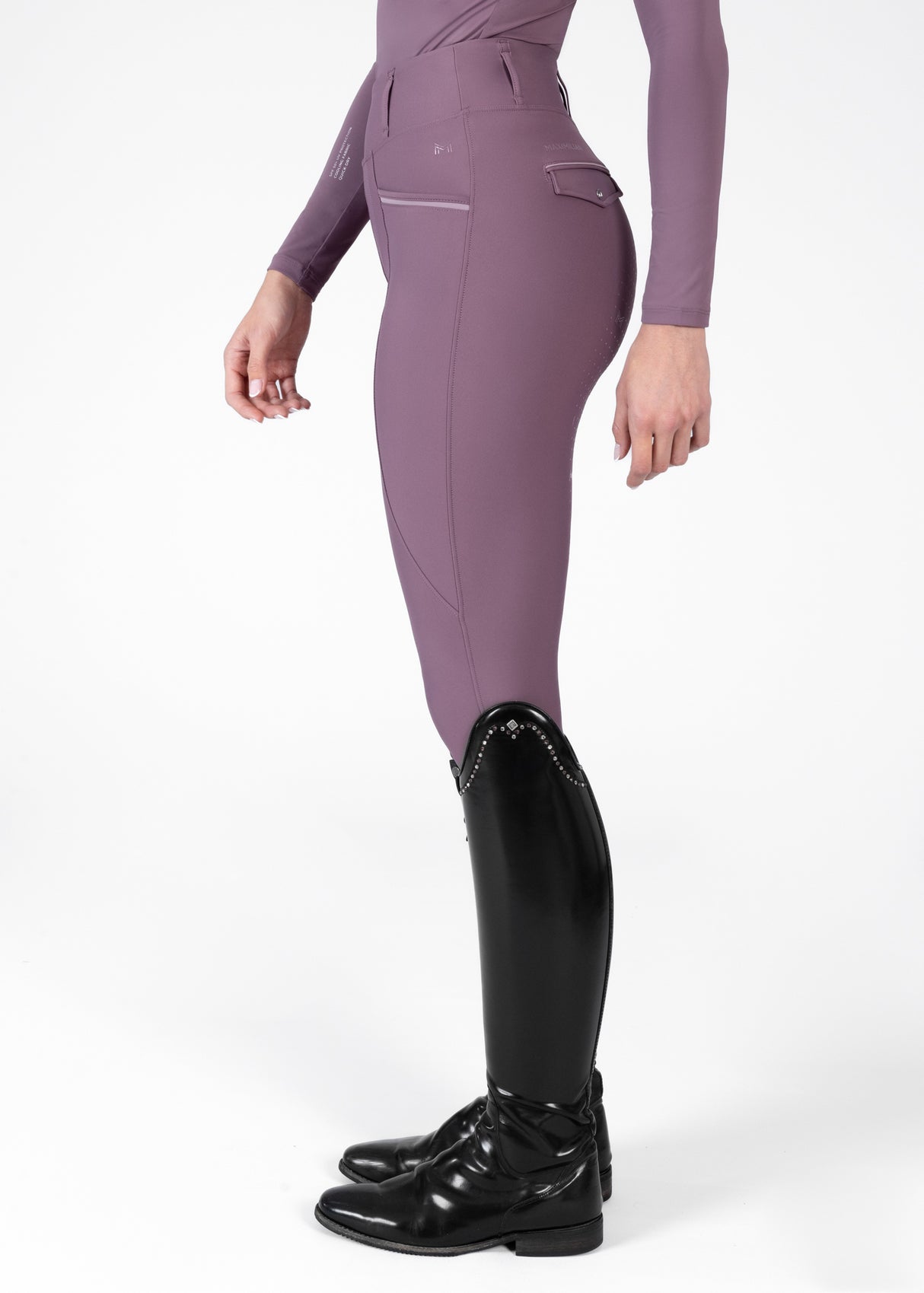 Maximilian Pro Riding Leggings Plum