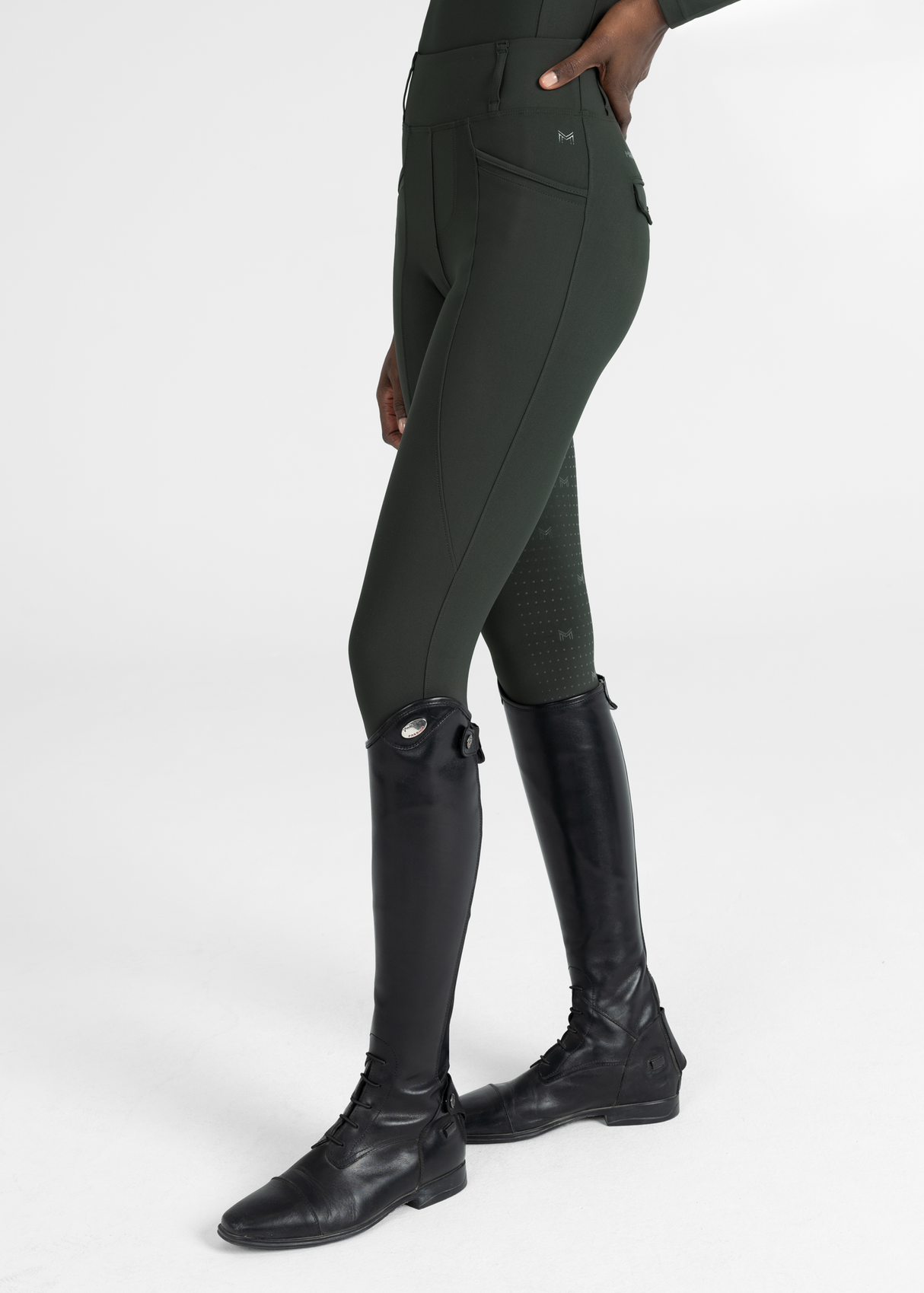 Maximilian Pro Riding Leggings Hunter Green