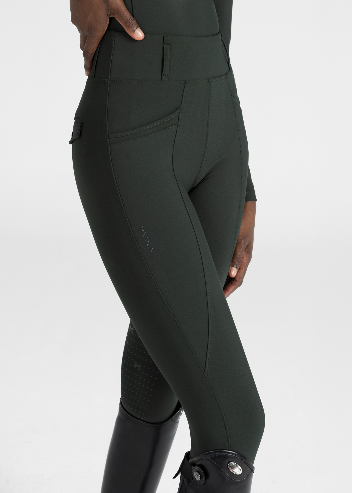 Maximilian Pro Riding Leggings Hunter Green