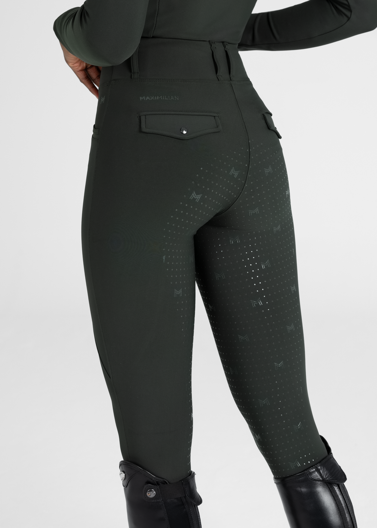 Maximilian Pro Riding Leggings Hunter Green