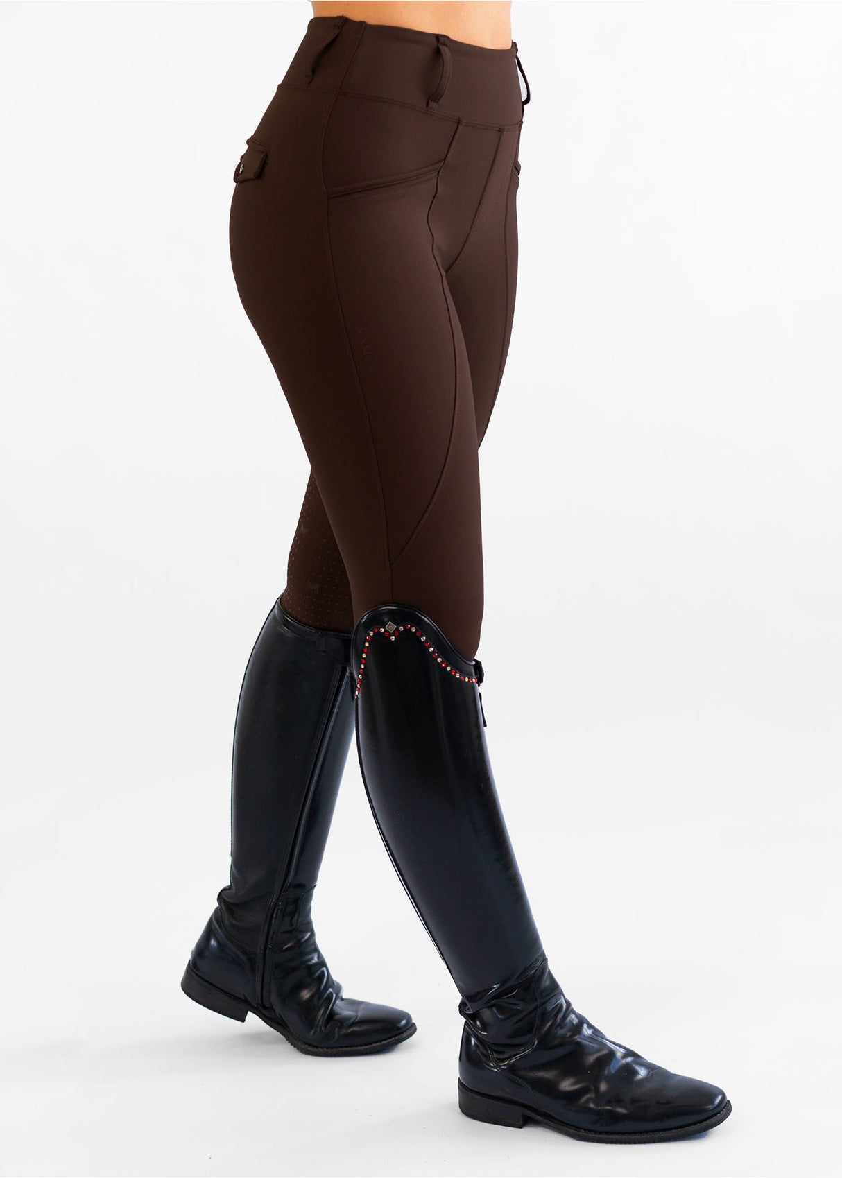 Maximilian Pro Riding Leggings Chocolate