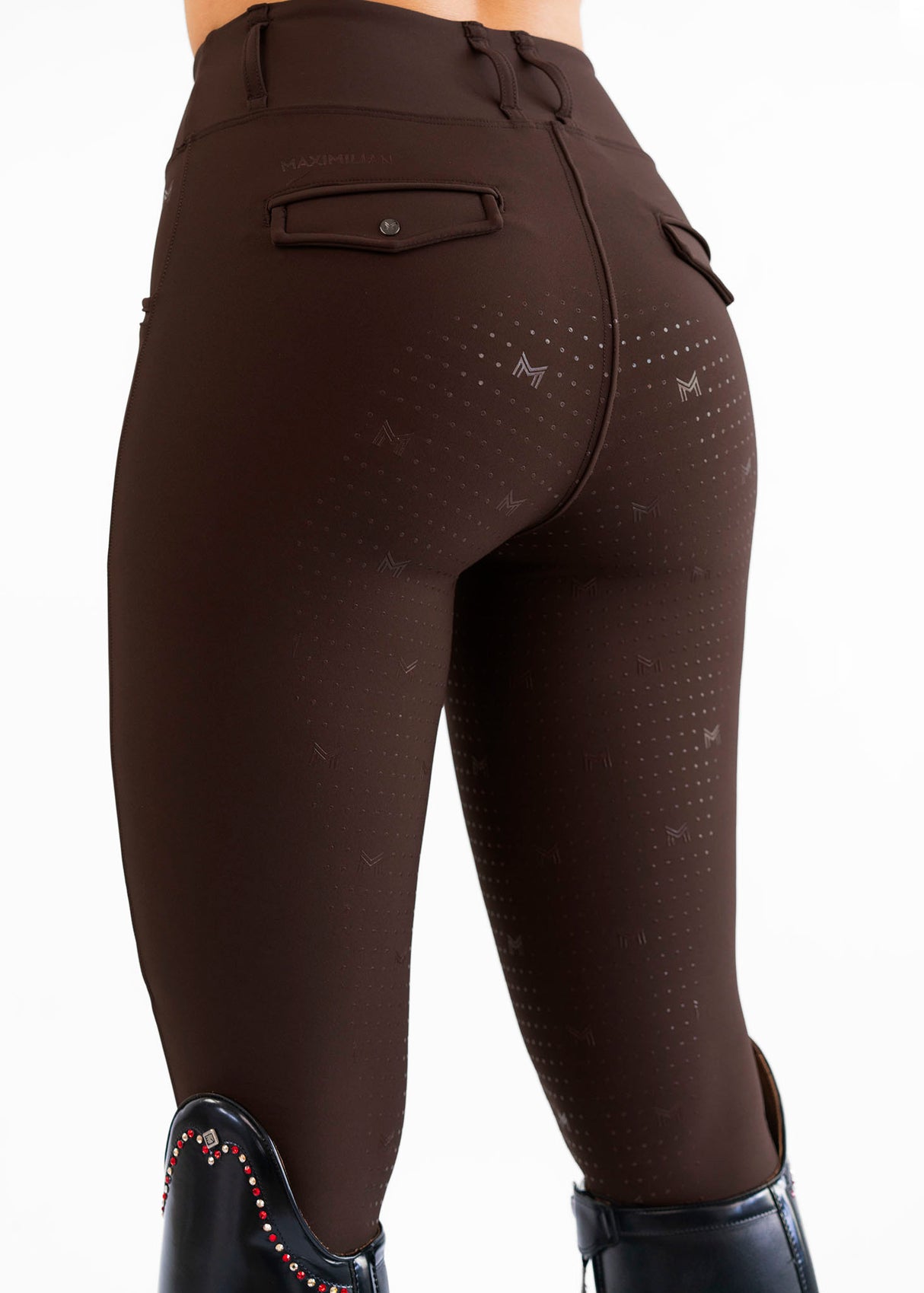 Maximilian Pro Riding Leggings Chocolate