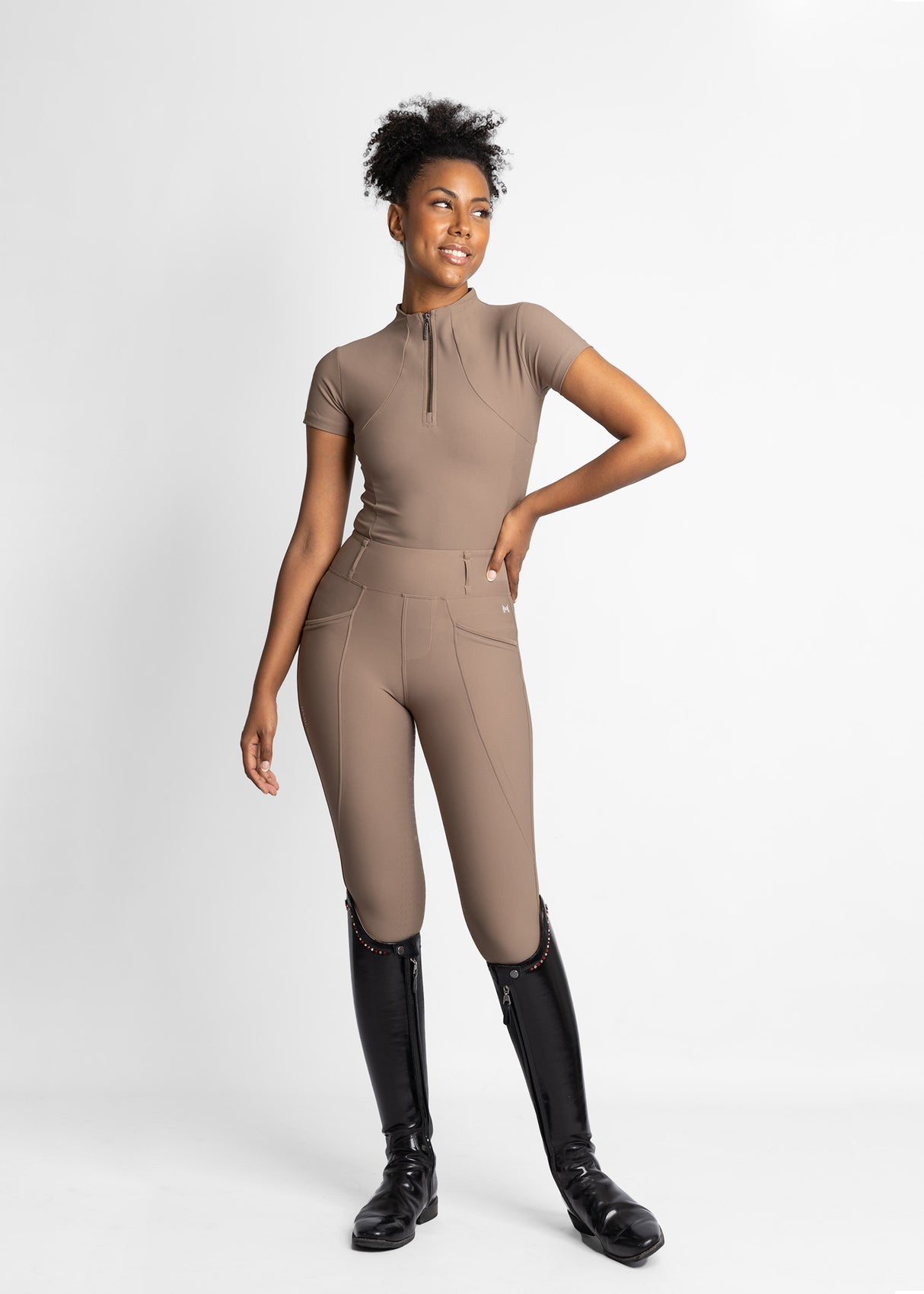 Maximilian Pro Riding Leggings Nougat