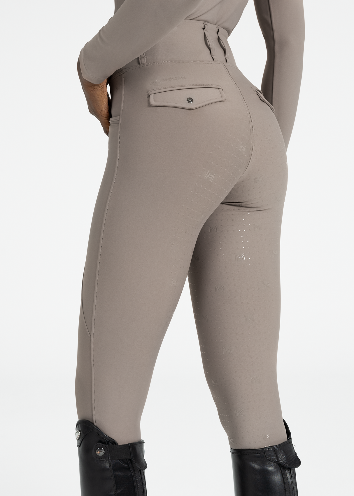 Maximilian Pro Riding Leggings Taupe