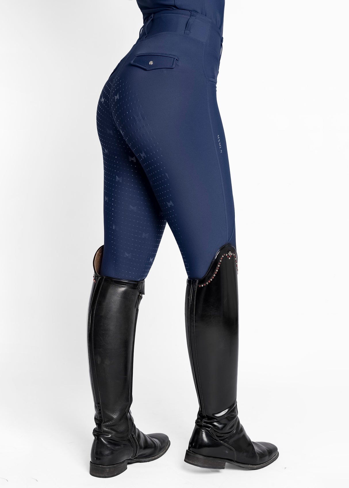 Maximilian Pro Riding Leggings Navy