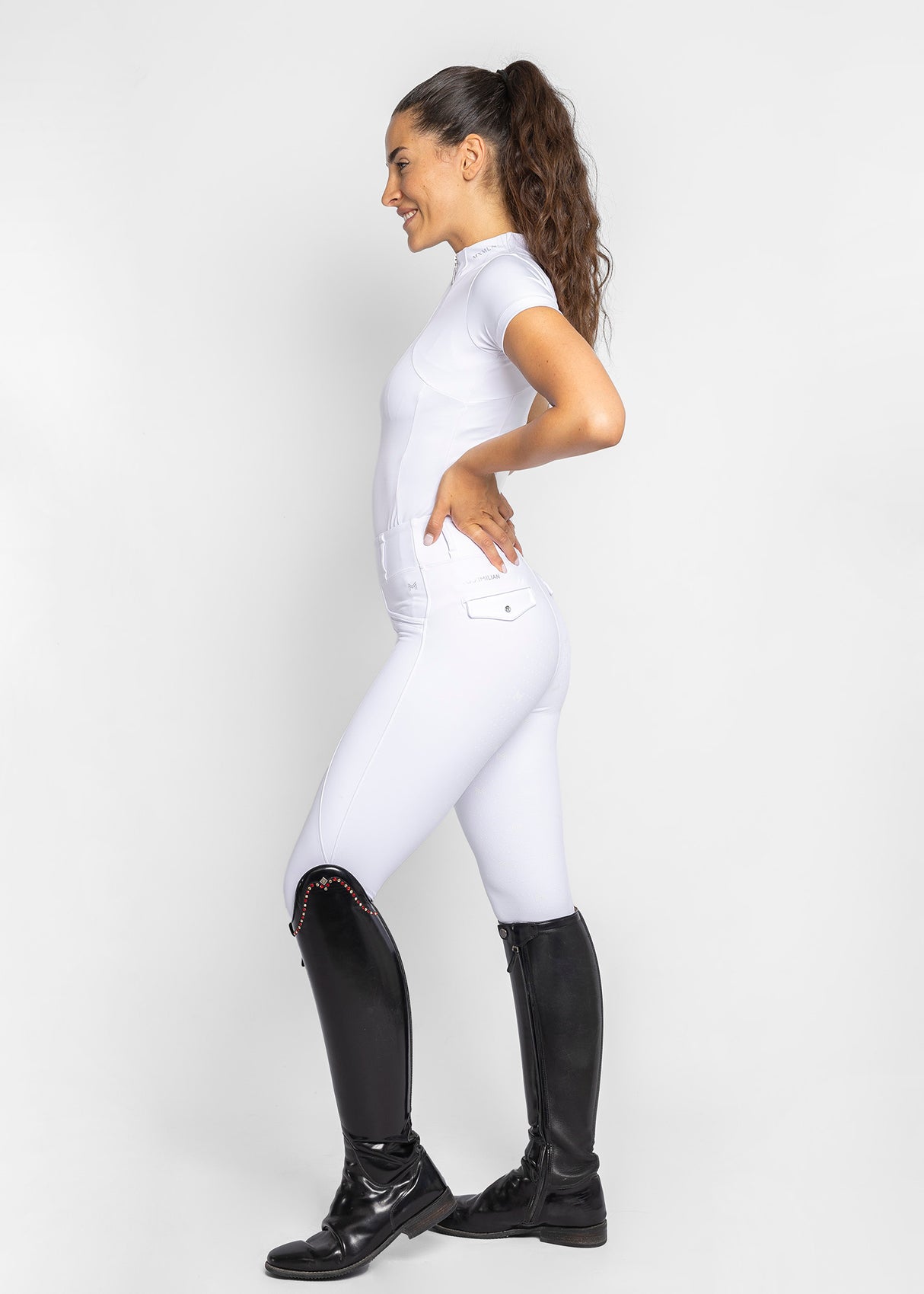 Maximilian Pro Riding Leggings White