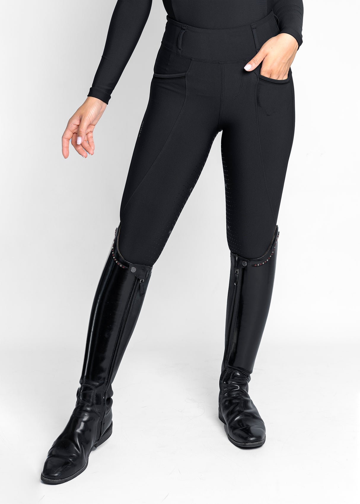 Maximilian Pro Riding Leggings Black