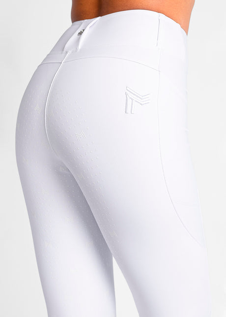 Maximilian Studio Riding Leggings White