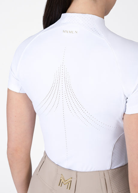 Maximilian Aero Short Sleeve Base Layer White
