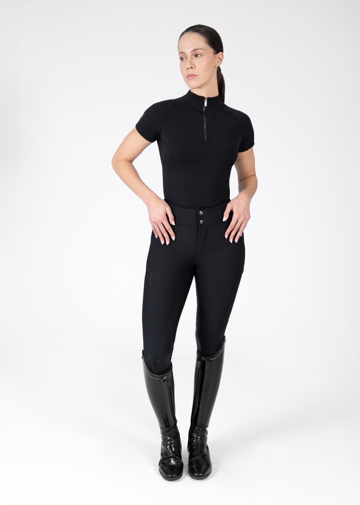 Maximilian Aero Short Sleeve Base Layer Black