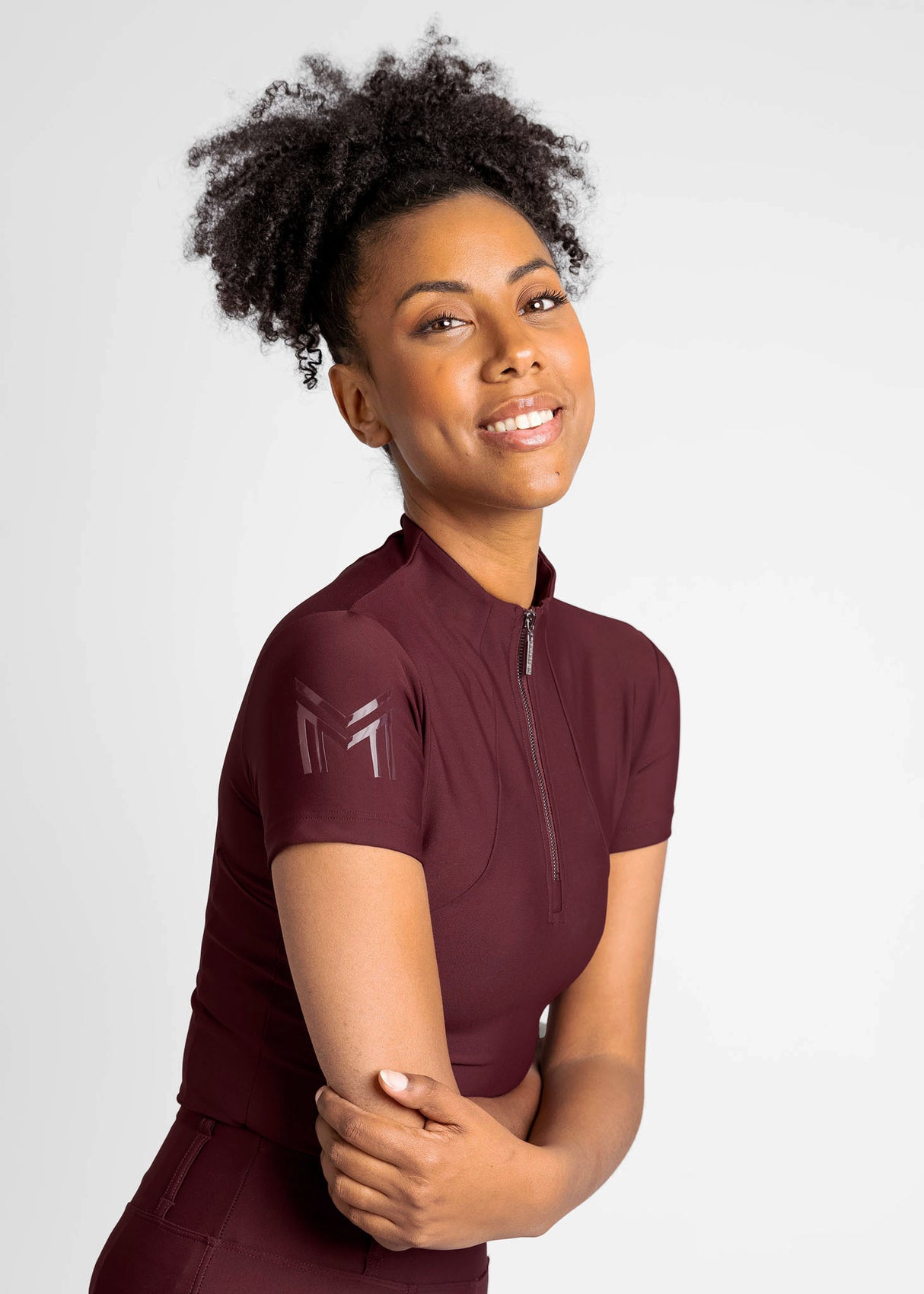 Maximilian Short Sleeve Base Layer Burgundy