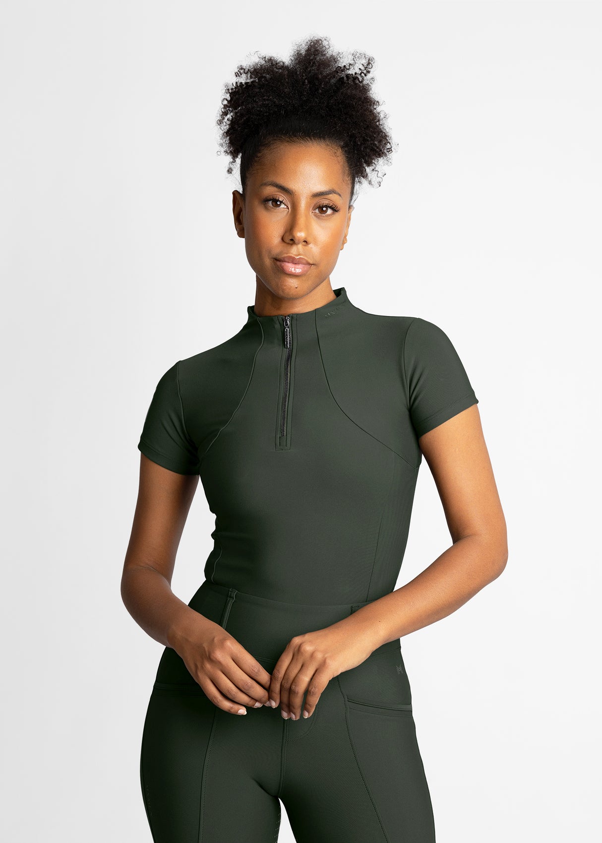 Maximilian Short Sleeve Base Layer Hunter Green