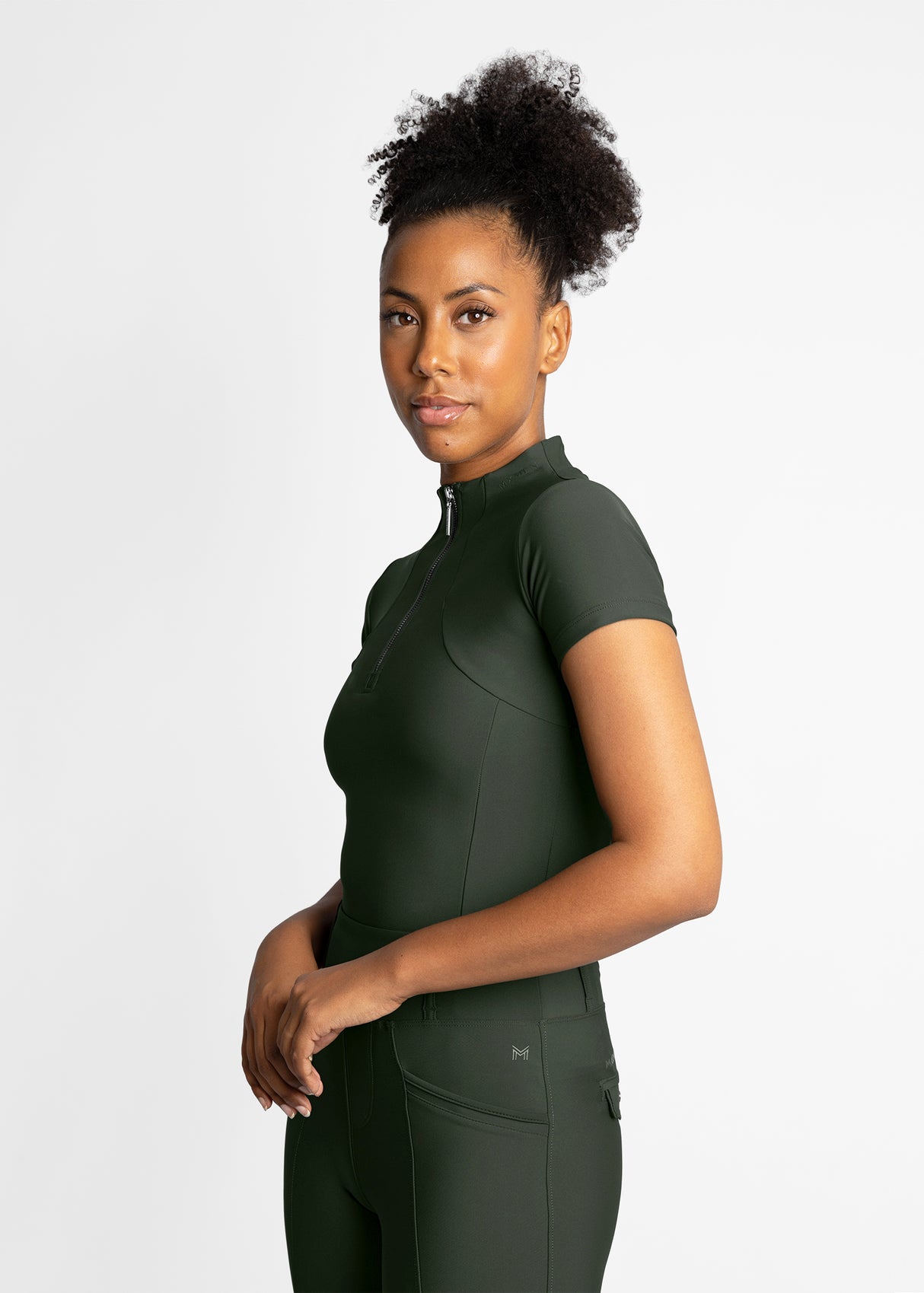 Maximilian Short Sleeve Base Layer Hunter Green