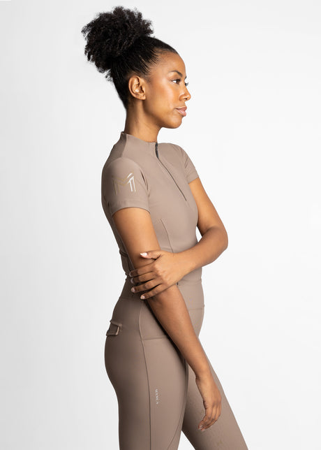 Maximilian Short Sleeve Base Layer Nougat